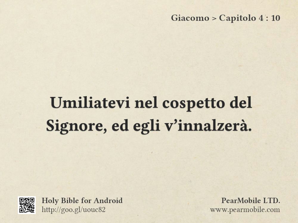 Giacomo, Capitolo 4:10